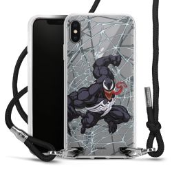 New Carry Case Transparent Stoff schwarz/silber