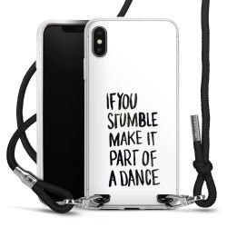 New Carry Case Transparent Stoff schwarz/silber