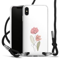 New Carry Case Transparent Stoff schwarz/silber