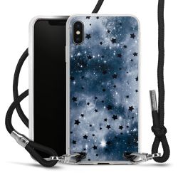 New Carry Case Transparent Stoff schwarz/silber