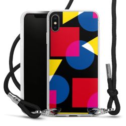 New Carry Case Transparent Stoff schwarz/silber