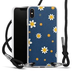 New Carry Case Transparent Stoff schwarz/silber