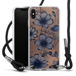 New Carry Case Transparent Stoff schwarz/silber