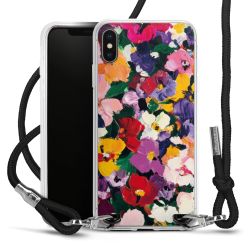 New Carry Case Transparent Stoff schwarz/silber