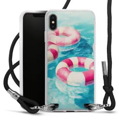 New Carry Case Transparent Stoff schwarz/silber