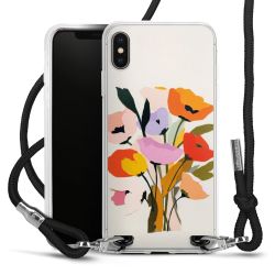 New Carry Case Transparent Stoff schwarz/silber