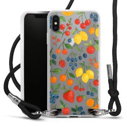 New Carry Case Transparent Stoff schwarz/silber