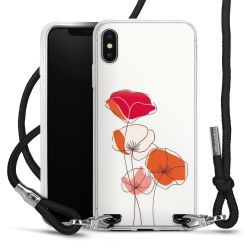 New Carry Case Transparent Stoff schwarz/silber