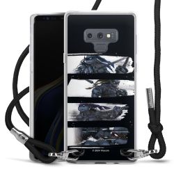 Carry Case Transparent Fabric black/silver