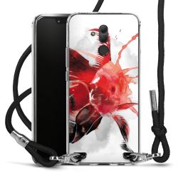 Carry Case Transparent Fabric black/silver