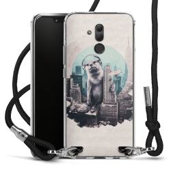 Carry Case Transparent Fabric black/silver