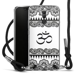 Carry Case Transparent Fabric black/silver