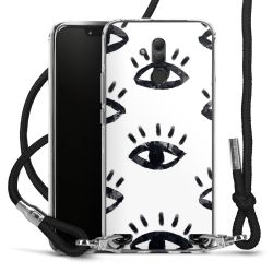 Carry Case Transparent Fabric black/silver