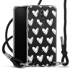 Carry Case Transparent Fabric black/silver