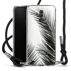 Carry Case Transparent Fabric black/silver