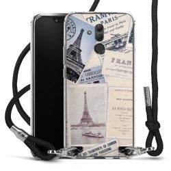 Carry Case Transparent Fabric black/silver