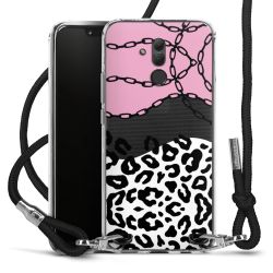 Carry Case Transparent Fabric black/silver