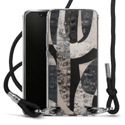 Carry Case Transparent Fabric black/silver