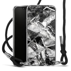 Carry Case Transparent Fabric black/silver