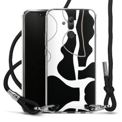 Carry Case Transparent Fabric black/silver