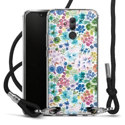 Carry Case Transparent Fabric black/silver