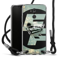 Carry Case Transparent Fabric black/silver