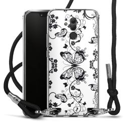 Carry Case Transparent Fabric black/silver