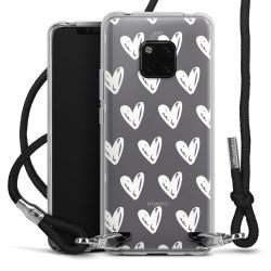 Carry Case Transparent Fabric black/silver