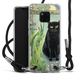 New Carry Case Transparent Stoff schwarz/silber