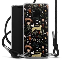 New Carry Case Transparent Stoff schwarz/silber