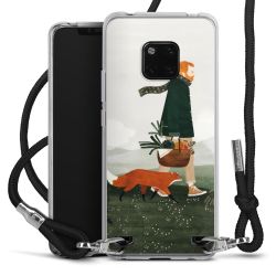 New Carry Case Transparent Stoff schwarz/silber