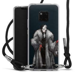 New Carry Case Transparent Stoff schwarz/silber