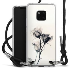 New Carry Case Transparent Stoff schwarz/silber