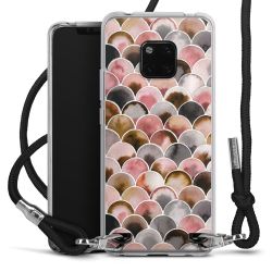 New Carry Case Transparent Stoff schwarz/silber