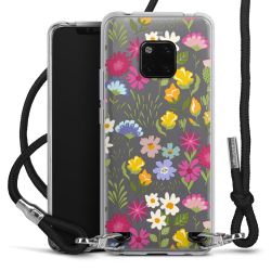 New Carry Case Transparent Stoff schwarz/silber