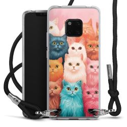 New Carry Case Transparent Stoff schwarz/silber