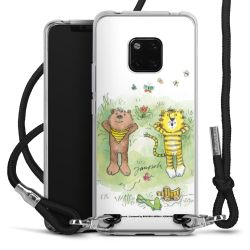 New Carry Case Transparent Stoff schwarz/silber