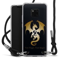 New Carry Case Transparent Stoff schwarz/silber