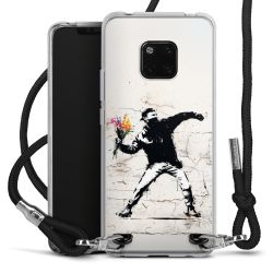 New Carry Case Transparent Stoff schwarz/silber