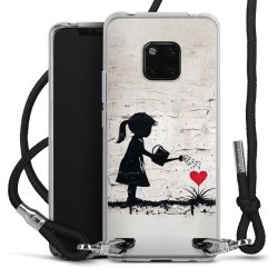 New Carry Case Transparent Stoff schwarz/silber