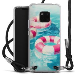 New Carry Case Transparent Stoff schwarz/silber