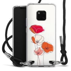 New Carry Case Transparent Stoff schwarz/silber