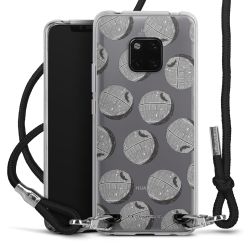 New Carry Case Transparent Stoff schwarz/silber