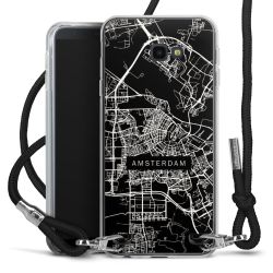 Carry Case Transparent Fabric black/silver