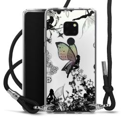 Carry Case Transparent Fabric black/silver