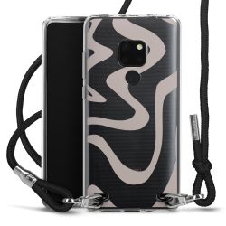 New Carry Case Transparent Stoff schwarz/silber