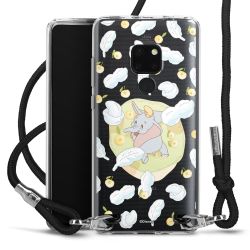 New Carry Case Transparent Stoff schwarz/silber