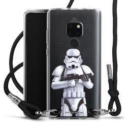 New Carry Case Transparent Stoff schwarz/silber