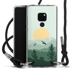 New Carry Case Transparent Stoff schwarz/silber