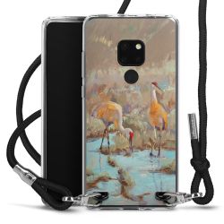 New Carry Case Transparent Stoff schwarz/silber